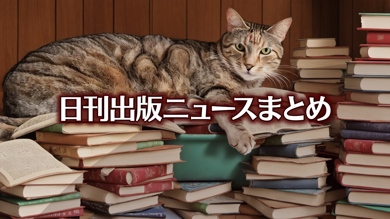 Text to Image by Stable Diffusion（a tabby cat, belly trap, big tail, on pile of books, best quality）