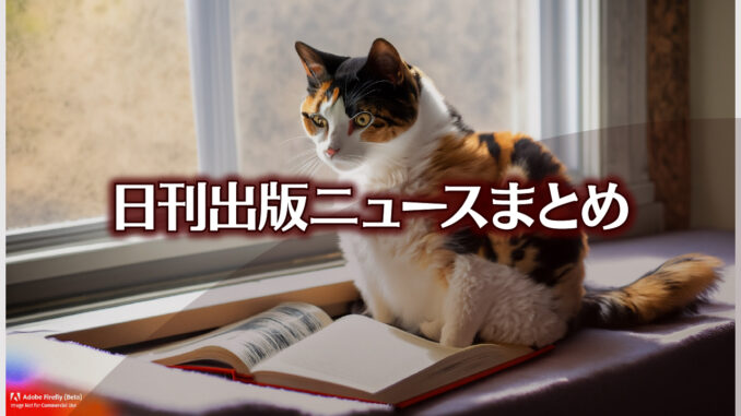 Text to Image by Adobe Firefly(beta) for non-commercial use（A beautiful calico is reading a book, sitting by a bright window.）