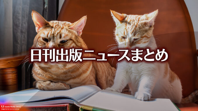 Text to Image by Adobe Firefly(beta) for non-commercial use（A parent red tabby cat is sitting on a chair with a child red tabby cat and reading a book）