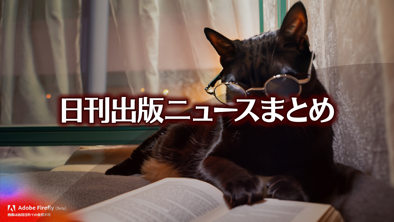 Text to Image by Adobe Firefly(beta) for non-commercial use（夜の窓辺で メガネをかけた黒猫が ソファに座って 本を読んでいる）