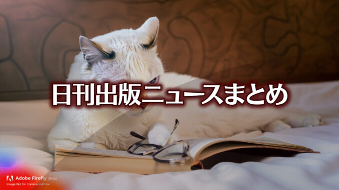 Text to Image by Adobe Firefly(beta) for non-commercial use（ベッドの上で 本を読んでいた 白猫が メガネを外して こっちを見ている）
