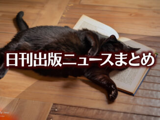 Text to Image by Adobe Firefly(beta) for non-commercial use（フローリングの床の上で 開いた本を枕にして お腹を上に向けて寝転んでいる 太った黒猫）