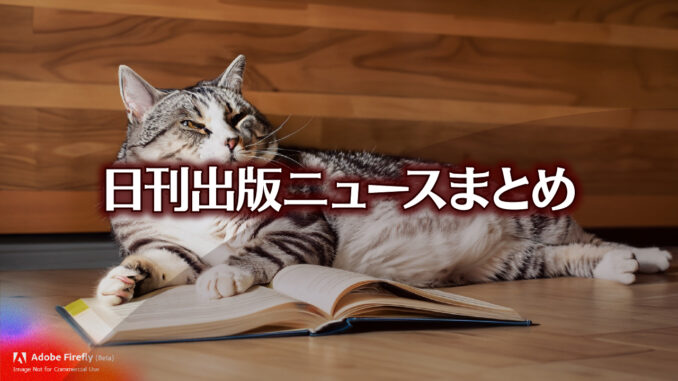 Text to Image by Adobe Firefly(beta) for non-commercial use（フローリングの床の上で 開いた本を枕にして お腹を上に向けて寝転んでいる 太った銀縞猫）