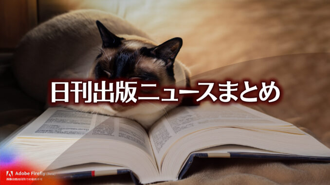 Text to Image by Adobe Firefly(beta) for non-commercial use（開いた本の上で 寝ている シャム猫）