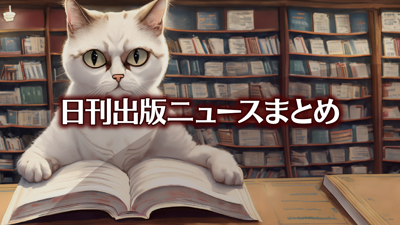 Text to Image by Adobe Firefly（書店で立ち読みする人っぽい白猫）