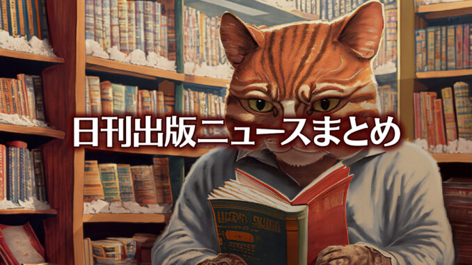 Text to Image by Adobe Firefly（書店で立ち読みする人っぽい赤縞猫）