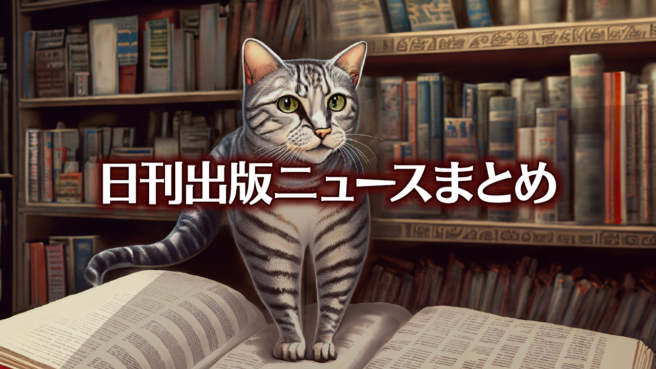 Text to Image by Adobe Firefly（書店で立ち読みする人っぽい銀縞猫）