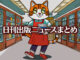 Text to Image by Adobe Firefly Image 2 Model（エプロンを着けて二足歩行する眼鏡をかけた赤縞猫の書店員が本を持って店内を歩いているカラーイラスト）