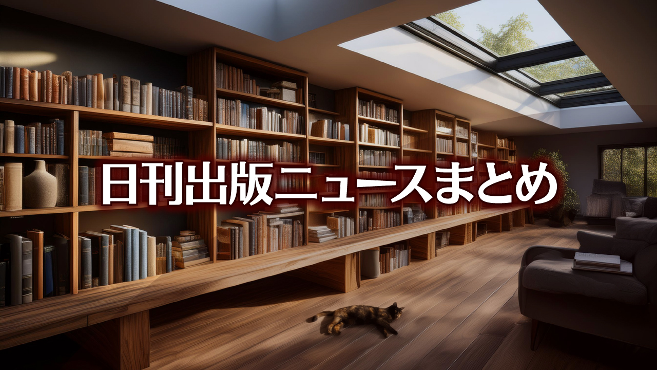 Text to Image by Adobe Firefly Image 3 Model（構成参照+“延々と並んでいる本棚”+生成塗りつぶし“茶黒さび猫”）