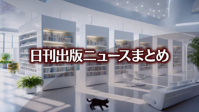 Text to Image by Adobe Firefly Image 3 Model（構成参照＋“近未来的で明るい店内の書店”＋生成塗りつぶし“右から左へ歩いている黒猫”）